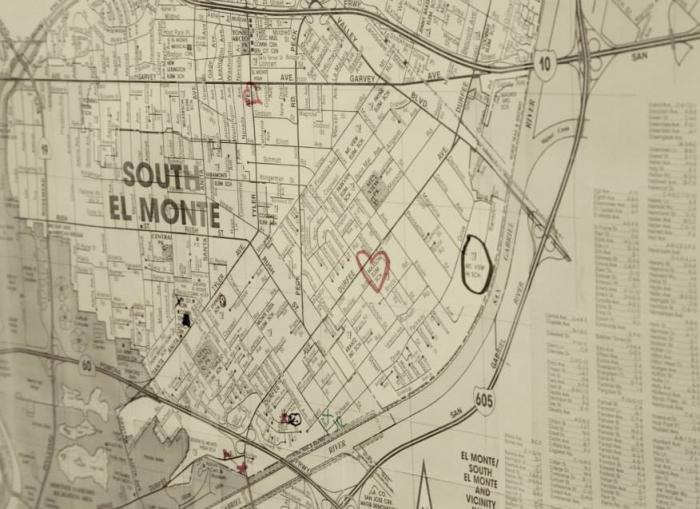 South El Monte and El Monte residents map their favorite Greater El Monte locations for SEMAP's Literary Cartography event, Spring 2013, El Monte Library.