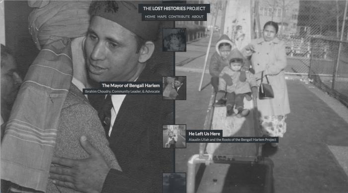 "In Search of Bengali Harlem" Website "In Search of Bengali Harlem" Website